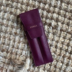 Furla leather pencil case AUTHENTIC